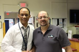 Howard Carter of George T. Baker Aviation School & Gregory Cecil of Schools-to-Space